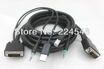 ORIGINAL/Genuine keyboard video mouse (KVM) Cable Secure KVM Cable Kit DVI/USB & Audio F1D9012B10 for F1DN10XB 10FT
ORIGINAL/Genuine keyboard video mouse (KVM) Cable Secure KVM Cable Kit DVI/USB & Audio F1D9012B10 for F1DN10XB 10FT