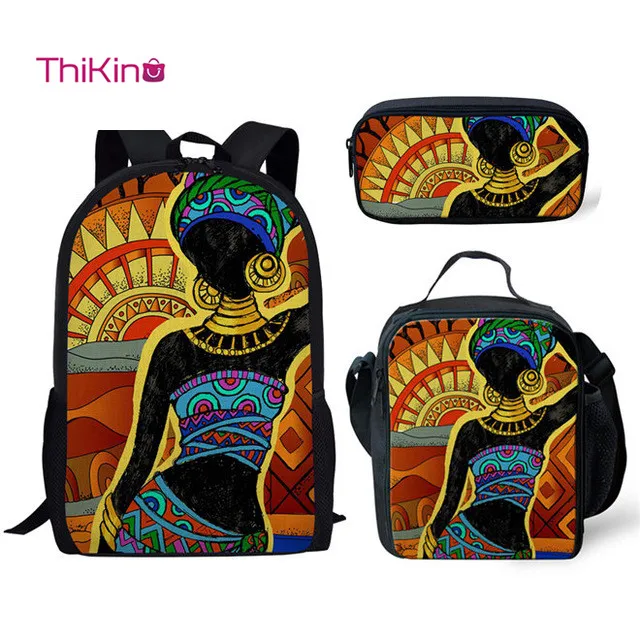 Thikin Children 3Pcs/set School Bags for Girls 2019 Back To School Backpack Kids Bag African American Black Art Girls Schoolbag
Thikin Children 3Pcs/set School Bags for Girls 2019 Back To School Backpack Kids Bag African American Black Art Girls Schoolbag