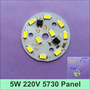 100pcs/lot AC 220V 5730 Aluminum PCB 5W 40MM Bulb Lamp Panel Integrated IC Needn't Driver SMD High Voltage Light Plate Power PCB
100pcs/lot AC 220V 5730 Aluminum PCB 5W 40MM Bulb Lamp Panel Integrated IC Needn't Driver SMD High Voltage Light Plate Power PCB