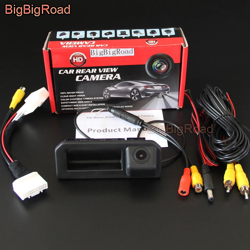 BigBigRoad Car Trunk Handle Rear View Camera For Skoda Kodiaq 2016 2017 2018 Wtih 24 Pins Adapter Original Screen Compatible
BigBigRoad Car Trunk Handle Rear View Camera For Skoda Kodiaq 2016 2017 2018 Wtih 24 Pins Adapter Original Screen Compatible