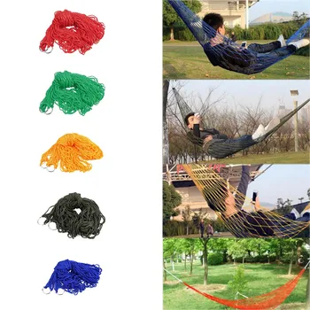 Portable Sleeping Bed Hammock Garden Yard Hanging Mesh Net Rope Net For Outdoor Siesta Rest Camping Traveling Hiking Picnic 
Portable Sleeping Bed Hammock Garden Yard Hanging Mesh Net Rope Net For Outdoor Siesta Rest Camping Traveling Hiking Picnic