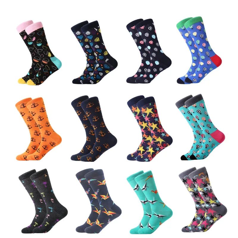 LETSBUY 1 pair cotton For men socks Harajuku colorful Happy funny day Bear Fish long warm dress socks for men wedding Christmas
LETSBUY 1 pair cotton For men socks Harajuku colorful Happy funny day Bear Fish long warm dress socks for men wedding Christmas