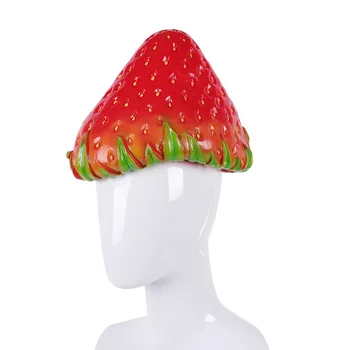 Halloween Decoration Cute Headdress Hats Festive Party Supplies Strawberry Hat PVC Fruit Party Hats Events Funny Cap Carnival
Halloween Decoration Cute Headdress Hats Festive Party Supplies Strawberry Hat PVC Fruit Party Hats Events Funny Cap Carnival