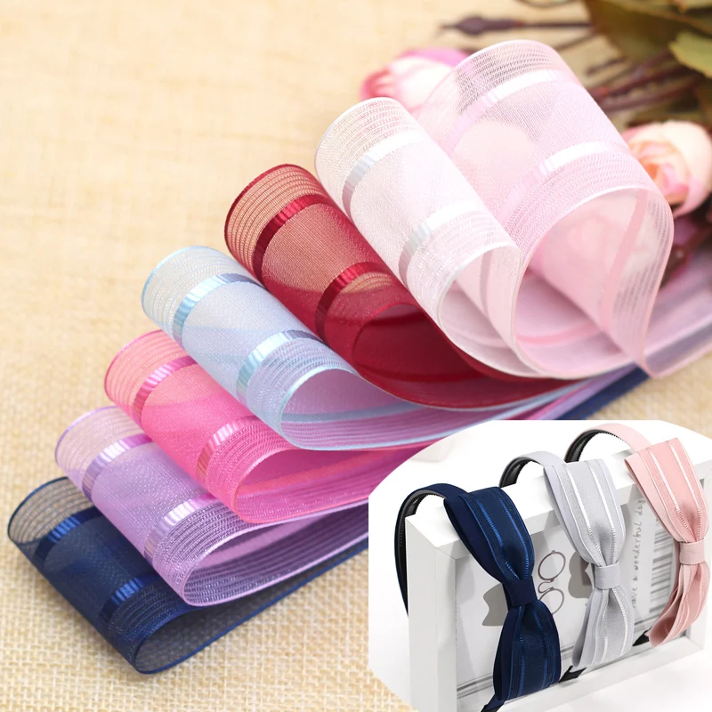 High quality 1 meter/lot 38mm Stripe Broadside organza ribbon Party Home Wedding Decoration Gift Wrapping Christmas DIY Material
High quality 1 meter/lot 38mm Stripe Broadside organza ribbon Party Home Wedding Decoration Gift Wrapping Christmas DIY Material