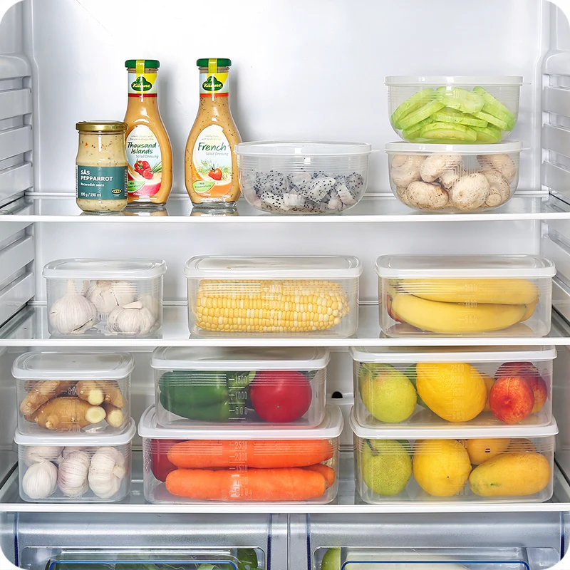 1pc Transparent Plastic Fresh Box Refrigerator Food Storage Box Cereal Sealing Box Fridge Storage Container Kitchen Organization
1pc Transparent Plastic Fresh Box Refrigerator Food Storage Box Cereal Sealing Box Fridge Storage Container Kitchen Organization
