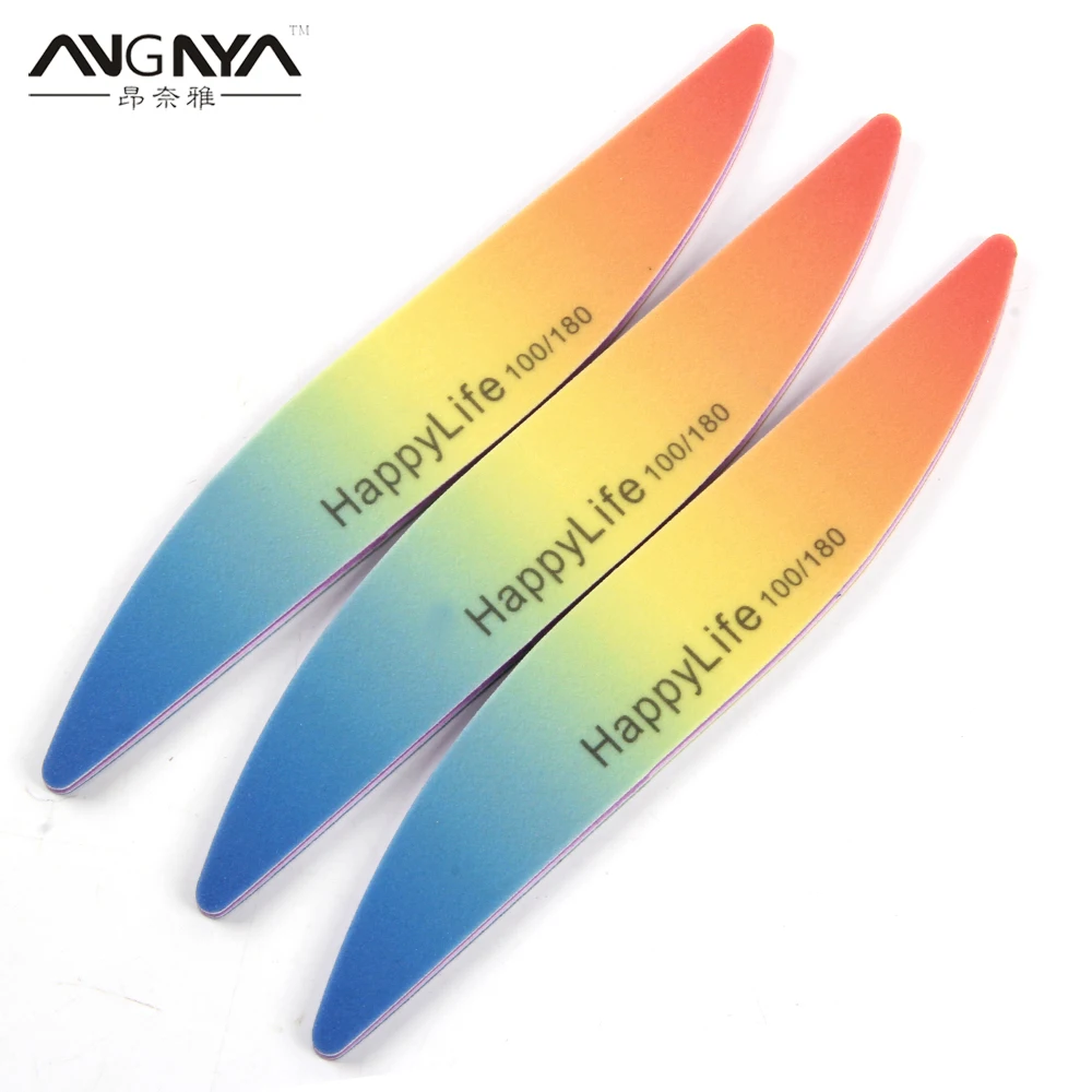 ANGNYA 3Pcs Portable 100/180 Double Sided Sanding Nail File Unisex Colorful Gradient Color Fingernails Manicure Pedicure Tools
ANGNYA 3Pcs Portable 100/180 Double Sided Sanding Nail File Unisex Colorful Gradient Color Fingernails Manicure Pedicure Tools