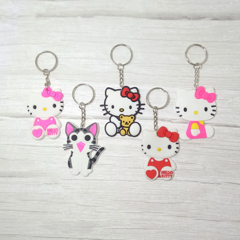 Hello Kitty Cartoon Figure Key Chain PVC batman Key Ring Anime Kid Toy Pendant Gift Trinket Keychain Holder Party Favors Jewelry
Hello Kitty Cartoon Figure Key Chain PVC batman Key Ring Anime Kid Toy Pendant Gift Trinket Keychain Holder Party Favors Jewelry