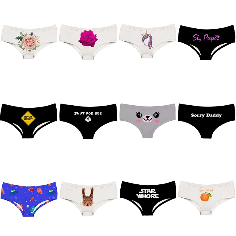 Space Unicorn Peach Black Sexy Hot Print Female Lingerie Thongs Briefs Underwear For Women Cute Panties For Lady
Space Unicorn Peach Black Sexy Hot Print Female Lingerie Thongs Briefs Underwear For Women Cute Panties For Lady