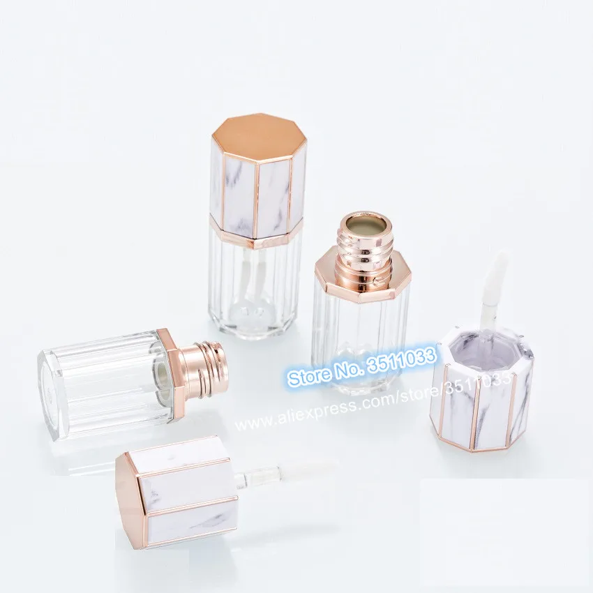 5ml Cute Empty White Marble Cap Clear Plastic Lip Gloss Tube Beauty Tool Lipstick Container Cosmetic Lip Balm Storage Bottle
5ml Cute Empty White Marble Cap Clear Plastic Lip Gloss Tube Beauty Tool Lipstick Container Cosmetic Lip Balm Storage Bottle