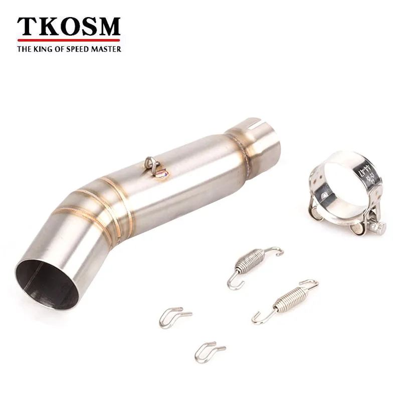 TKOSM CB500X CB500F CBR500 Motorcycle Exhaust System Middle Pipe Muffler Stainless Steel Slip On CBR500R CB500F CB500R For Honda
TKOSM CB500X CB500F CBR500 Motorcycle Exhaust System Middle Pipe Muffler Stainless Steel Slip On CBR500R CB500F CB500R For Honda