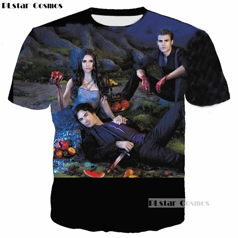 PLstar Cosmos Newest The Vampire Diaries Printed 3D Women Men T-shirt Cool casual tshirt Hipster Mans Hip hop t shirt tees tops
PLstar Cosmos Newest The Vampire Diaries Printed 3D Women Men T-shirt Cool casual tshirt Hipster Mans Hip hop t shirt tees tops