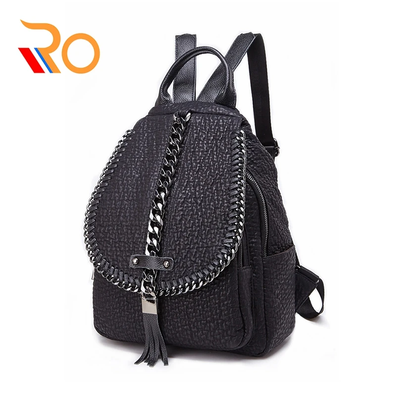 Chain Retro Backpack New Tassel women's Bag Fashion School Student Backpack Teenagers Girl Travel Bags Female Rucksack
Chain Retro Backpack New Tassel women's Bag Fashion School Student Backpack Teenagers Girl Travel Bags Female Rucksack