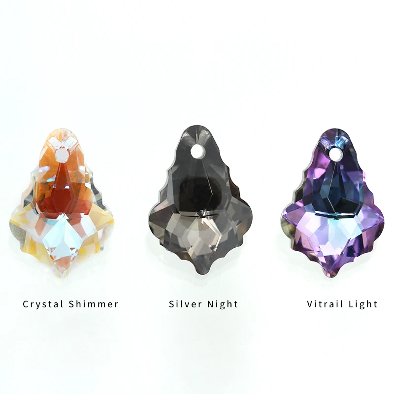 16Pcs Crystal from 6090# Baroque Maple Leaf Shape Pendant K9 Glass Rhinestone loose beads for DIY jewelry making
16Pcs Crystal from 6090# Baroque Maple Leaf Shape Pendant K9 Glass Rhinestone loose beads for DIY jewelry making