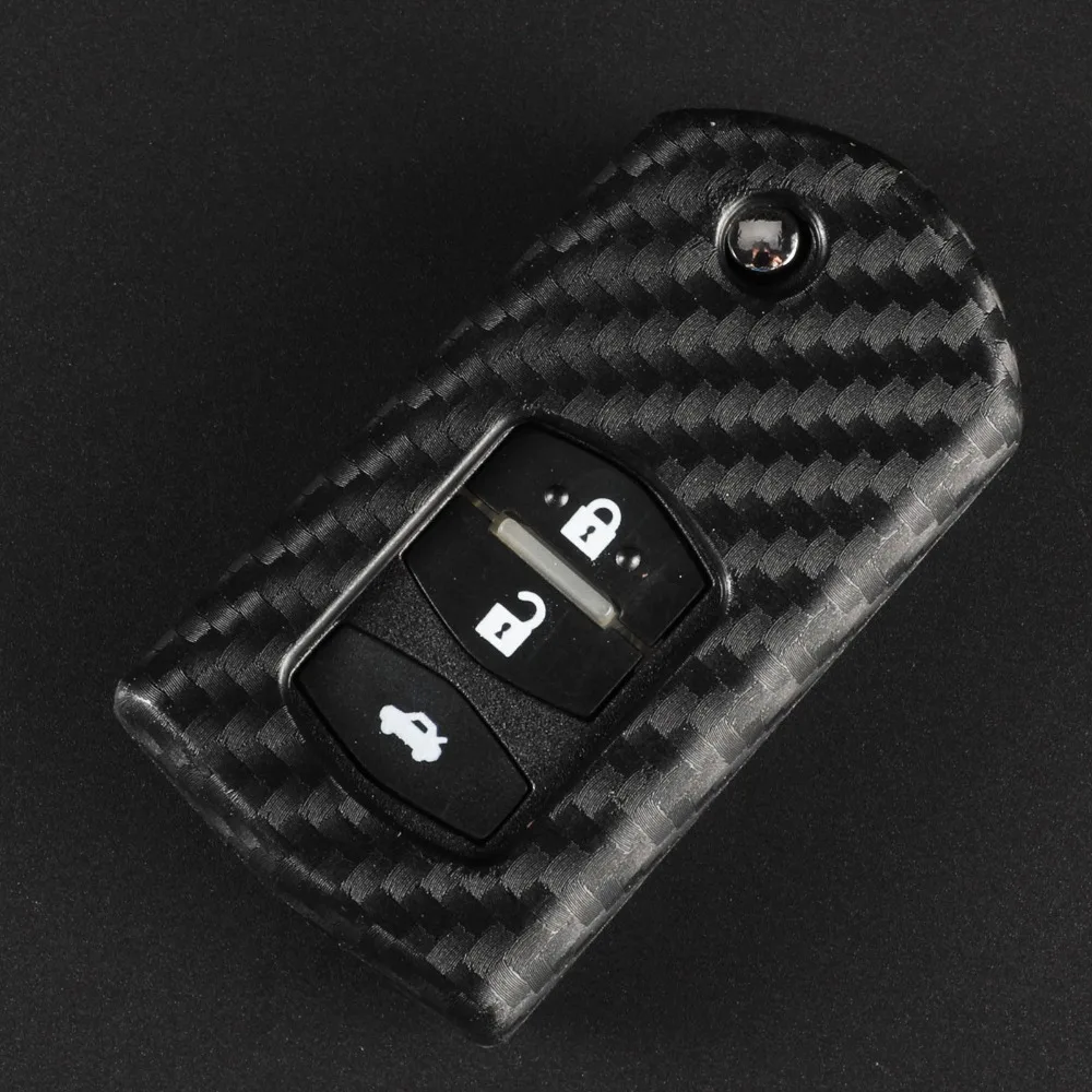 2/3 Carbon Silicone case For Mazda CX-5 CX5 CX-7 CX7 3 2 6 Atenza CX-9/CX9 MX5 Remote Folding Car Key Case Cover
2/3 Carbon Silicone case For Mazda CX-5 CX5 CX-7 CX7 3 2 6 Atenza CX-9/CX9 MX5 Remote Folding Car Key Case Cover