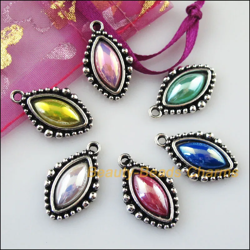 Fashion 6 New Retro Charms Acrylic Tibetan Silver Eyes Pendants Mixed 14.5x23.5mm
Fashion 6 New Retro Charms Acrylic Tibetan Silver Eyes Pendants Mixed 14.5x23.5mm