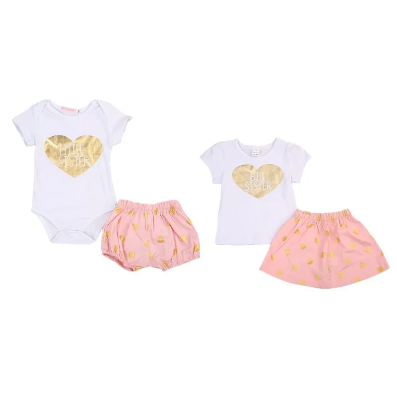 2018 Little /Big Sister 0-24M Toddler Baby Sister Romper 2-7T Big Sister T-shirt Top+Dress Suit
2018 Little /Big Sister 0-24M Toddler Baby Sister Romper 2-7T Big Sister T-shirt Top+Dress Suit