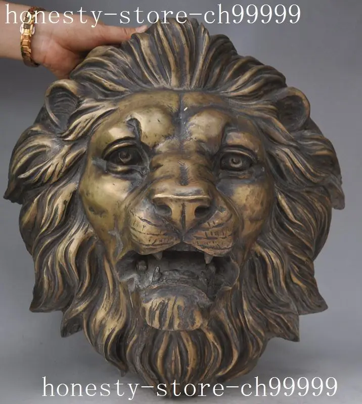 christmas old china fengshui bronze Evil Male lion Head statue Decorative Wall hanging halloween
christmas old china fengshui bronze Evil Male lion Head statue Decorative Wall hanging halloween