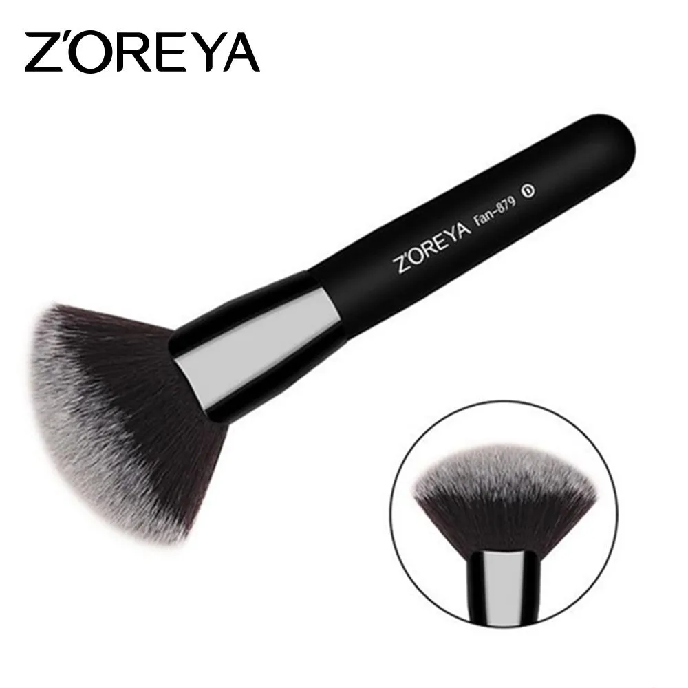 ZOREYA Large Fan Brush Black Professional Nylon Wooden Handle Makeup Brushes Beauty Cosmetic Tools for Blusher
ZOREYA Large Fan Brush Black Professional Nylon Wooden Handle Makeup Brushes Beauty Cosmetic Tools for Blusher