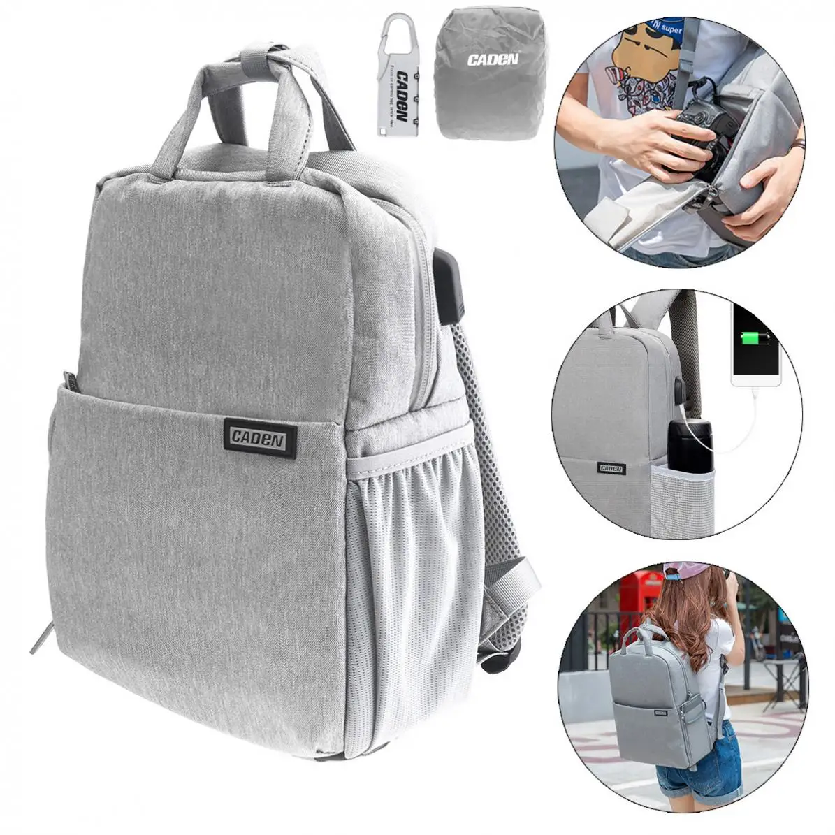 L5 II SLR Waterproof Camera Bag Backpack Photography Bag with Wear-resistant for SLR / Canon / Nikon / Sony / Mirrorless Camera
L5 II SLR Waterproof Camera Bag Backpack Photography Bag with Wear-resistant for SLR / Canon / Nikon / Sony / Mirrorless Camera