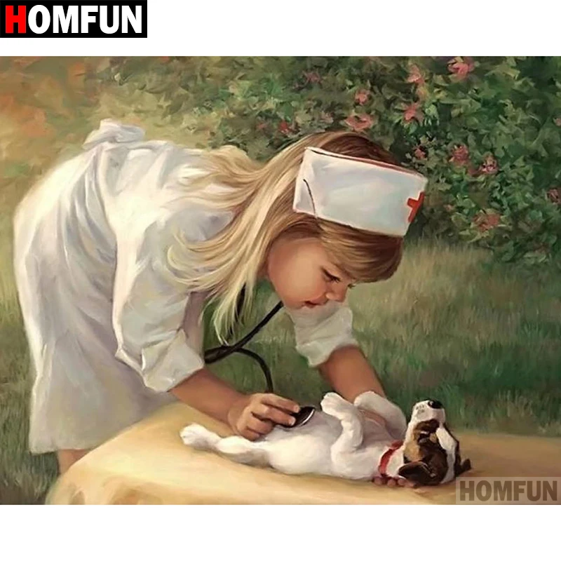 HOMFUN Full Square/Round Drill 5D DIY Diamond Painting "Baby doctor" 3D Diamond Embroidery Cross Stitch Home Decor A18757
HOMFUN Full Square/Round Drill 5D DIY Diamond Painting "Baby doctor" 3D Diamond Embroidery Cross Stitch Home Decor A18757