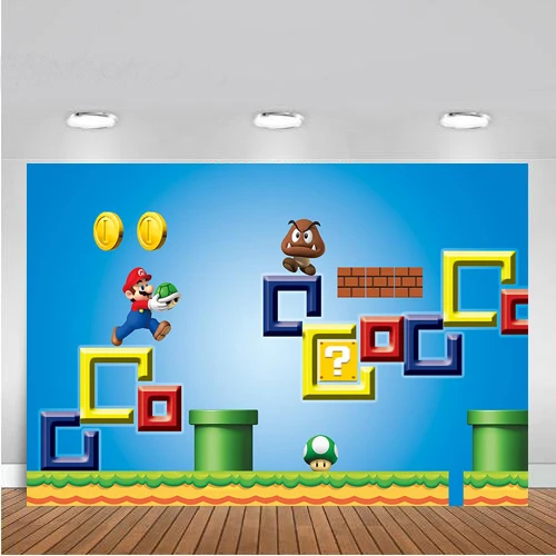 Vinyl Super Marios Run Game Child Birthday Custom Photo Background Photography Backdrops for photo studio fotografia
Vinyl Super Marios Run Game Child Birthday Custom Photo Background Photography Backdrops for photo studio fotografia