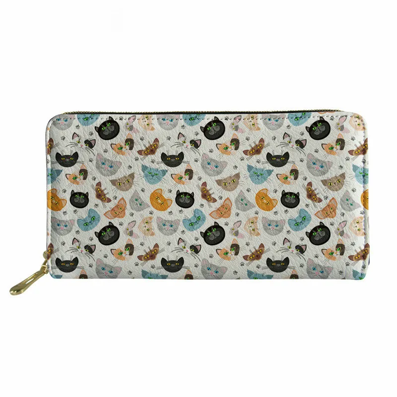 ThiKin Cute Cartoon Cat Puzzle Printing Long Wallet Fashion Multifunction PU Leather Purse for Girls Zipper Clutch Carteras
ThiKin Cute Cartoon Cat Puzzle Printing Long Wallet Fashion Multifunction PU Leather Purse for Girls Zipper Clutch Carteras