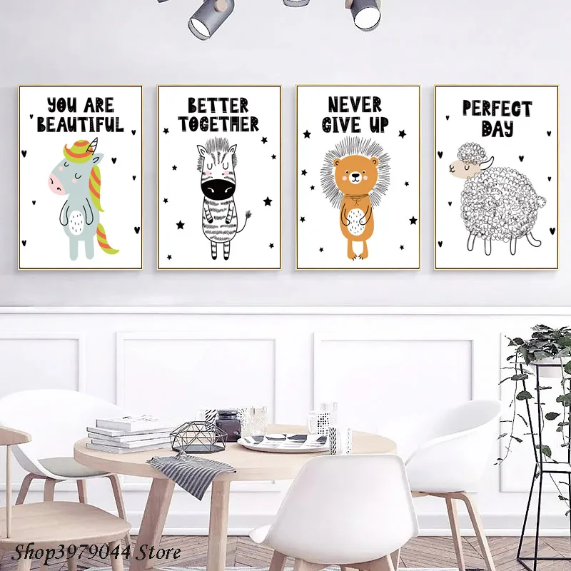 Cartoon Animals Canvas Painting Baby Nursery Wall Art Lion Posters And Prints Nordic Kids Decoration Picture Children Bedroom
Cartoon Animals Canvas Painting Baby Nursery Wall Art Lion Posters And Prints Nordic Kids Decoration Picture Children Bedroom
