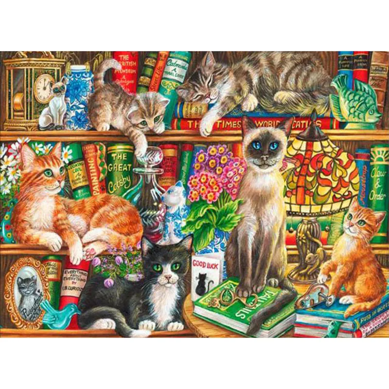 YIKEE Diamond Painting Animal Cat Full Square Diamond Embroidery Sale Diamond Art Mosaic Crystal Handicraft Wall k1731
YIKEE Diamond Painting Animal Cat Full Square Diamond Embroidery Sale Diamond Art Mosaic Crystal Handicraft Wall k1731