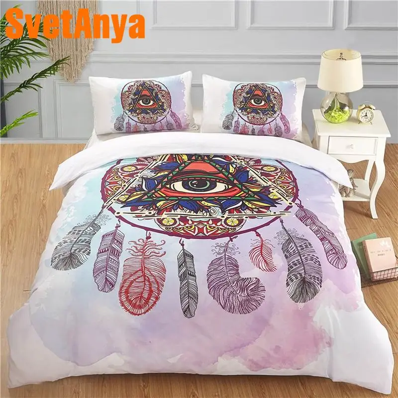 Svetanya Dreamcatcher Pillowcase+Duvet Cover Bedlinen Print Bedding Set (no Sheet) Single Full Queen King Double Size
Svetanya Dreamcatcher Pillowcase+Duvet Cover Bedlinen Print Bedding Set (no Sheet) Single Full Queen King Double Size
