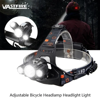 Rechargeable 10000LM 3 x T6+2R5 LED Adjustable Bicycle Bike Headlamp Zoomable Waterproof Headlight Light Head outdoor Lamp Torch
Rechargeable 10000LM 3 x T6+2R5 LED Adjustable Bicycle Bike Headlamp Zoomable Waterproof Headlight Light Head outdoor Lamp Torch