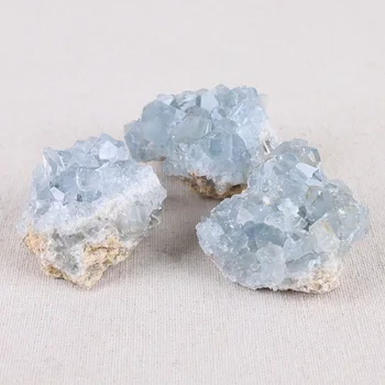 1Piece Natural Blue Celestite Mineral Healing Crystal Cluster Irregular Gemstone Home Decoration Specimen Crystal Cluster Stone
1Piece Natural Blue Celestite Mineral Healing Crystal Cluster Irregular Gemstone Home Decoration Specimen Crystal Cluster Stone