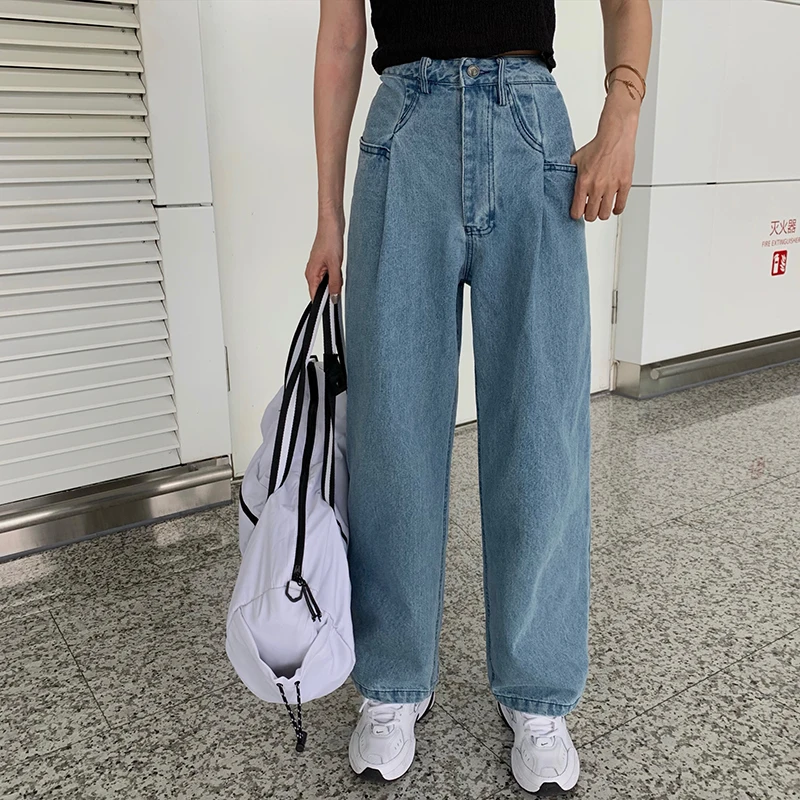 S-L autumn korean style High Waist jeans Lady Casual wide leg denim blue jeans womens mom jeans womans (R11063)
S-L autumn korean style High Waist jeans Lady Casual wide leg denim blue jeans womens mom jeans womans (R11063)