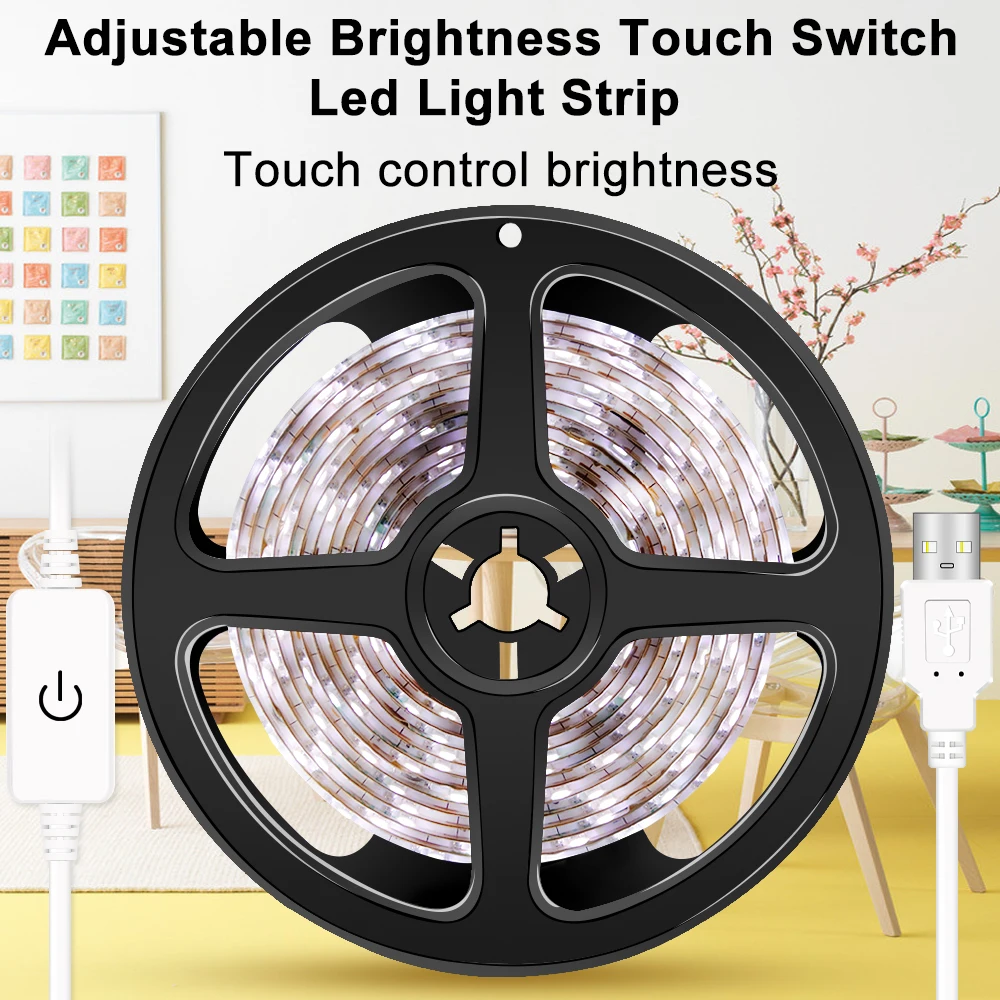 USB Strip Light Led Lamp Tape Flexible Waterproof Bathroom Wall Light 5V Dimmable 2835 SMD Led Strip Lamp Decorative Living Room
USB Strip Light Led Lamp Tape Flexible Waterproof Bathroom Wall Light 5V Dimmable 2835 SMD Led Strip Lamp Decorative Living Room