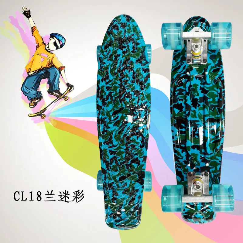 Complete Peny Board 22" Colorful Plastic Skateboard Boy Girl Mini Long Board Skate 6Types Available
Complete Peny Board 22" Colorful Plastic Skateboard Boy Girl Mini Long Board Skate 6Types Available