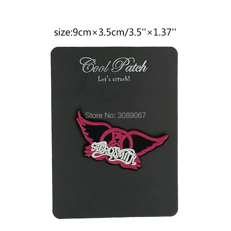 AEROSMITH Red WIngs музыкальная группа термоклейкая нашивка футболка аксессуары для