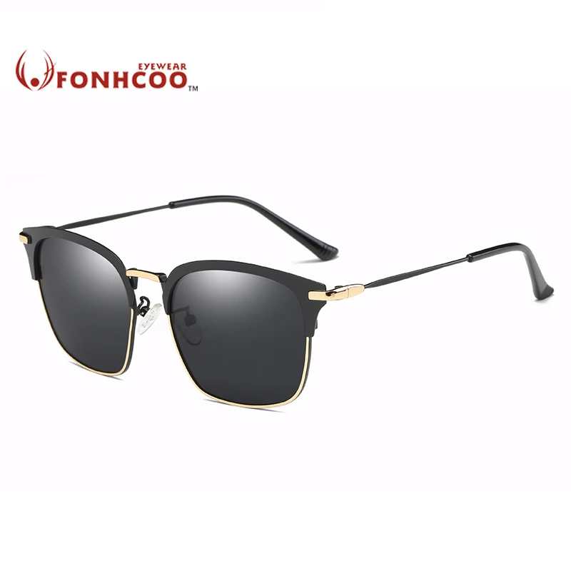 2018 FONHCOO New fashion Sunglasses Women Retro Brand Designer Square half-frame mirror Polarized glasses driver UV hot rays
2018 FONHCOO New fashion Sunglasses Women Retro Brand Designer Square half-frame mirror Polarized glasses driver UV hot rays