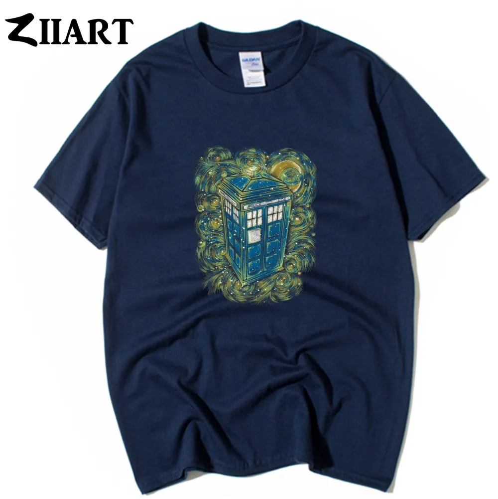 Starry Night by Vincent van Gogh TARDIS Doctor Who police box public call man boys male o-neck cotton short-sleeve T-shirt
Starry Night by Vincent van Gogh TARDIS Doctor Who police box public call man boys male o-neck cotton short-sleeve T-shirt