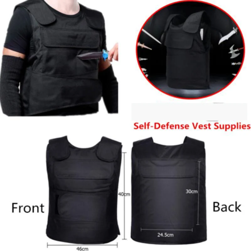 Self-Defense Tactical Vest Men Anti Stab VestsOutdoor Personal security Tactical equipment
Self-Defense Tactical Vest Men Anti Stab VestsOutdoor Personal security Tactical equipment