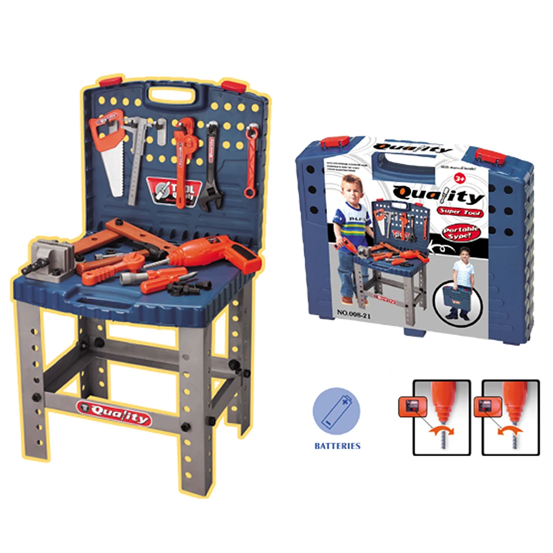 Portable Toolbox Educational Intelligence Toy Electric Maintenance Tools Repair Kit Simulation DIY Tool Stand/Table/ for Child
Portable Toolbox Educational Intelligence Toy Electric Maintenance Tools Repair Kit Simulation DIY Tool Stand/Table/ for Child