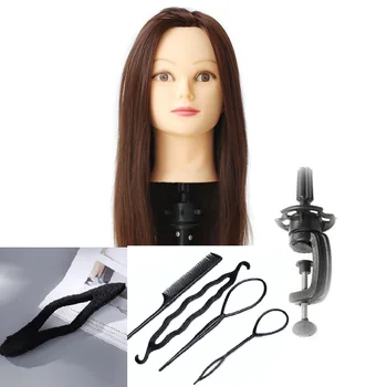 CAMMITEVER 20 inch Brown Hair Salon Heads With 2 Sets Tools Mannequin Hair Training Head Practice Doll Hairstyling For Girls 
CAMMITEVER 20 inch Brown Hair Salon Heads With 2 Sets Tools Mannequin Hair Training Head Practice Doll Hairstyling For Girls