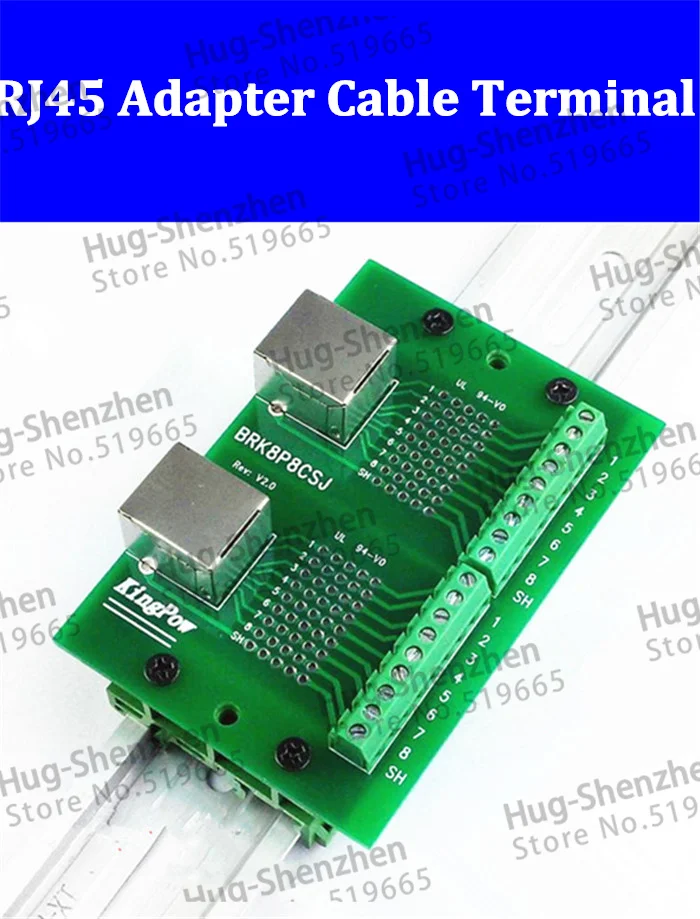 Free Shipping!!! 5pcs RJ45 adapter cable terminals / network interface adapter cable terminals / BRK8P8CSJ (with PCB holder)
Free Shipping!!! 5pcs RJ45 adapter cable terminals / network interface adapter cable terminals / BRK8P8CSJ (with PCB holder)