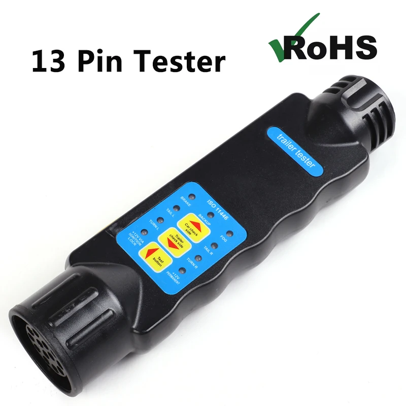 1 piece 12V 13 Pin Trailer Lamp Connector Tester tuck lorry camp Towing Electrical male Plug Caravan female Socket Plastic
1 piece 12V 13 Pin Trailer Lamp Connector Tester tuck lorry camp Towing Electrical male Plug Caravan female Socket Plastic