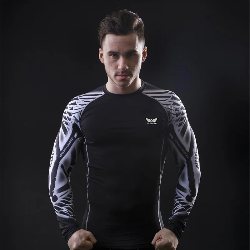 Men Compression T-Shirts MMA Rashguard Keep Fit Fitness Short sleeves Base Layer Skin Tight Weightlifting Elastic Mens T-Shirts
Men Compression T-Shirts MMA Rashguard Keep Fit Fitness Short sleeves Base Layer Skin Tight Weightlifting Elastic Mens T-Shirts