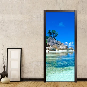 Beautiful Seaside Landscape Door Sticker PVC Self-Adhesive Waterproof Wall Decals Living Room Bathroom Wallpaper Home Door Paste
Beautiful Seaside Landscape Door Sticker PVC Self-Adhesive Waterproof Wall Decals Living Room Bathroom Wallpaper Home Door Paste