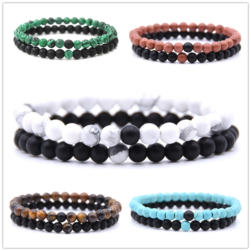 2Pcs/Set Natural Stone Distance Bracelet for Couple Lovers Men Women Classic Yoga Beaded Charm Bracelet Jewelry Healing Bracelet
2Pcs/Set Natural Stone Distance Bracelet for Couple Lovers Men Women Classic Yoga Beaded Charm Bracelet Jewelry Healing Bracelet