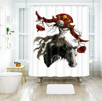 Creative Printing Waterproof Shower Curtains Bathroom Products 3D Bathroom Hot Bath Curtain with 12pcs Hooks For Halloween Day
Creative Printing Waterproof Shower Curtains Bathroom Products 3D Bathroom Hot Bath Curtain with 12pcs Hooks For Halloween Day