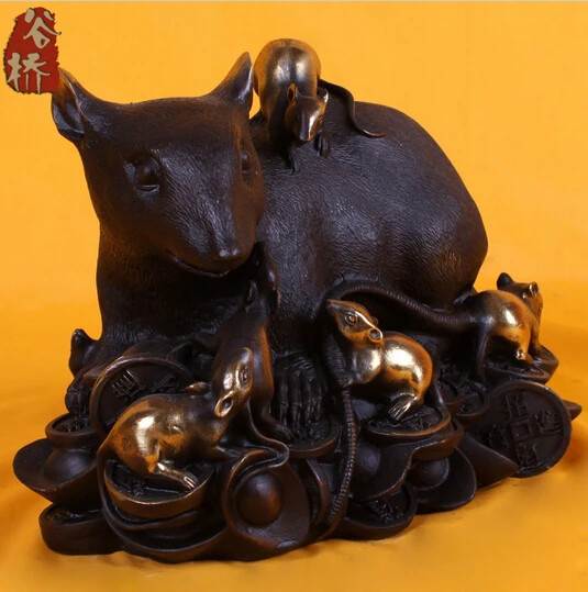 B0601 418Bronze sculpture, crafts money mouse lucky mouse zodiac rat decoration lucky bronze sculpture, decoration statue
B0601 418Bronze sculpture, crafts money mouse lucky mouse zodiac rat decoration lucky bronze sculpture, decoration statue