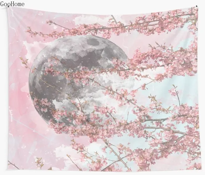 Spring Moon Wall Tapestry Cover Beach Towel Throw Blanket Picnic Yoga Mat Home Decoration
Spring Moon Wall Tapestry Cover Beach Towel Throw Blanket Picnic Yoga Mat Home Decoration