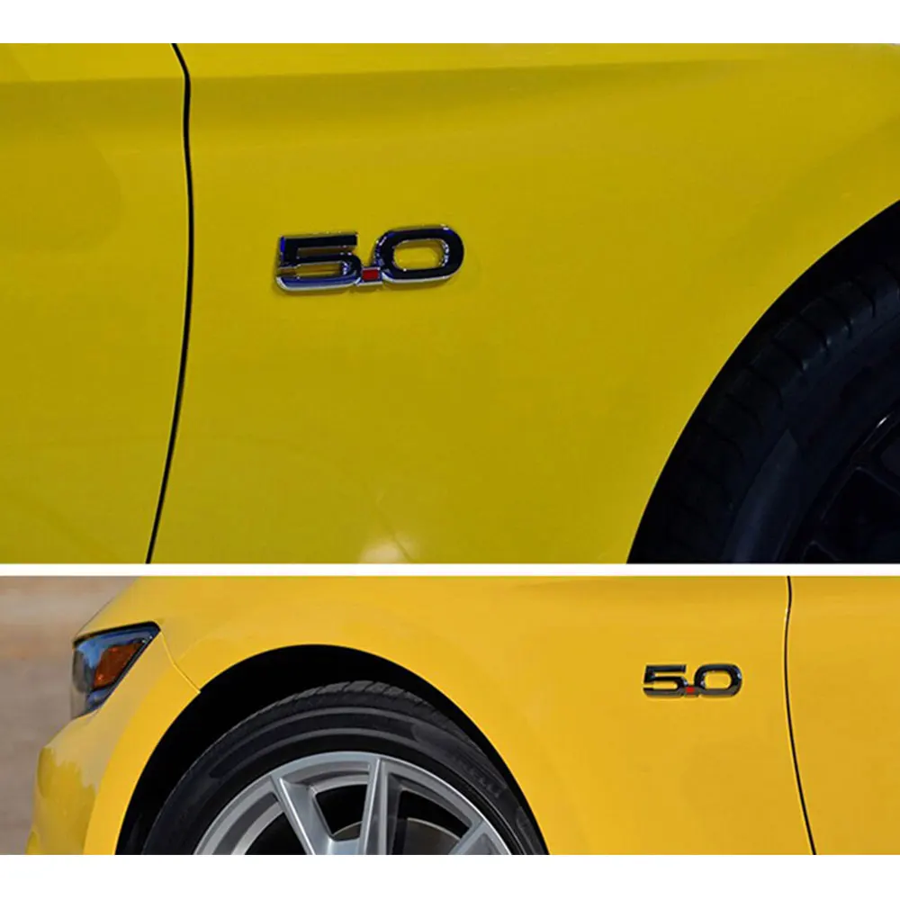 3D 5 0 эмблема универсальный логотип кузова автомобиля боковое крыло отделка