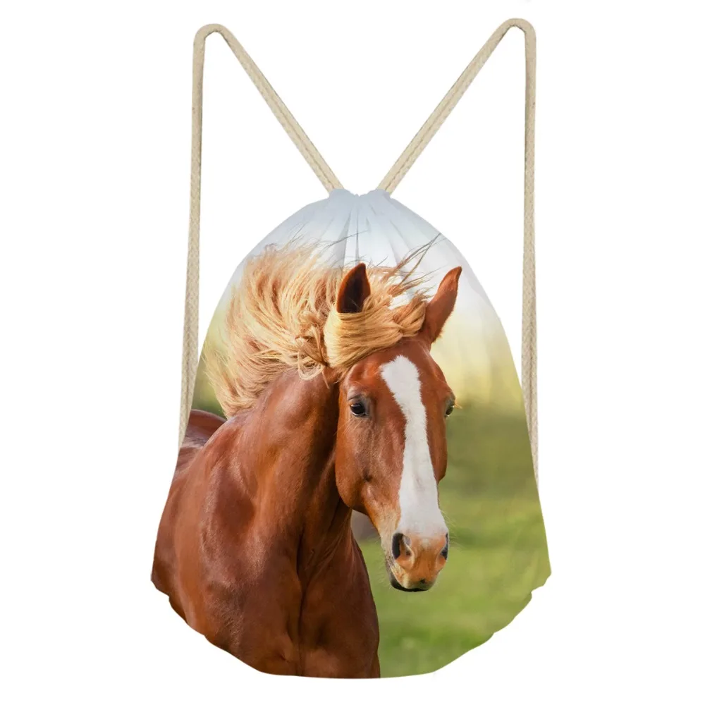 ThiKin Cute Horse Animal Patterns Girl Drawstring Bags Polyester For Kids Backbags Travel Daily Backpacks Softback Storage Bag
ThiKin Cute Horse Animal Patterns Girl Drawstring Bags Polyester For Kids Backbags Travel Daily Backpacks Softback Storage Bag